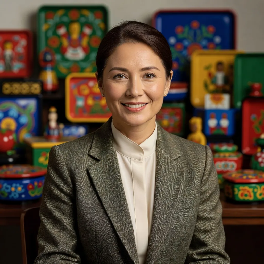Anna Bykova, specialiste artisanat russe