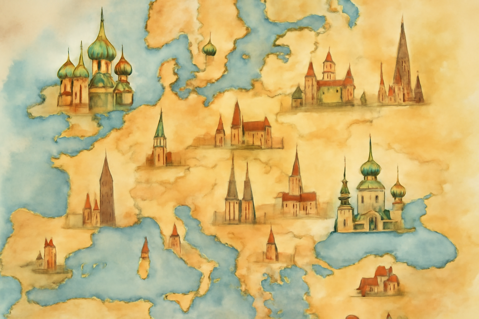 Les Pays Slaves : Liste des 13 Nations, Capitales et Carte