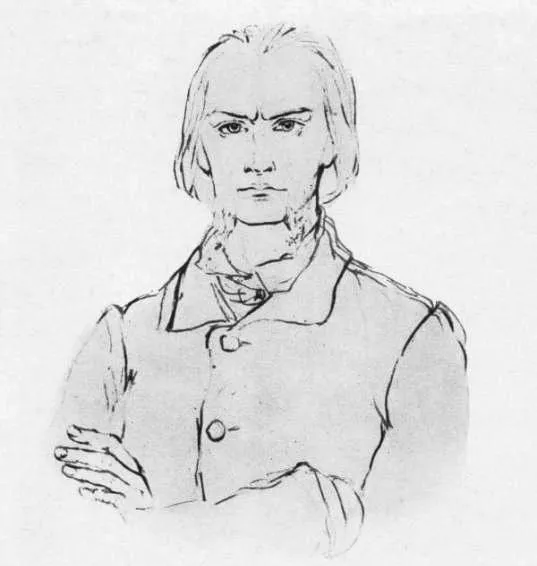 Raskolnikov, personnage de Crime et Châtiment de Dostoïevski - Illustration par Boklevsky, oeuvre que Grekoff a aussi illustrée