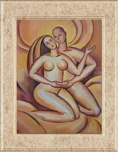 Oeuvre de Roxanna Ahmetova - Peinture inspiree des traditions d